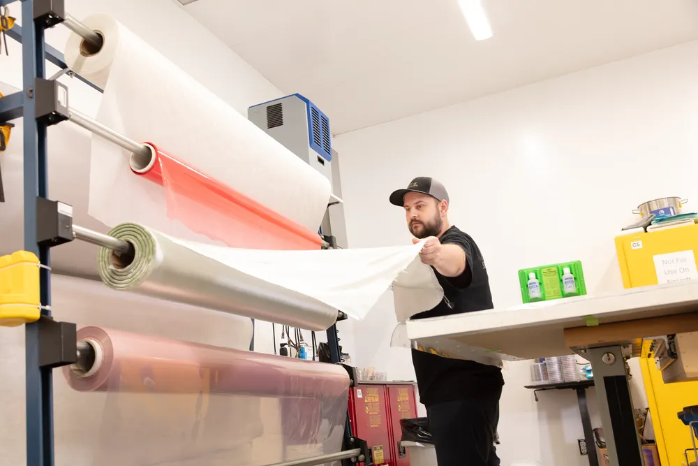 helicopter composites shop at Rotor Maxx Support Parksville B.C.